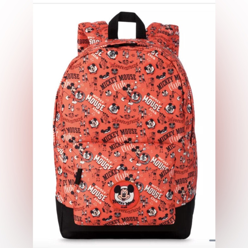Disney Mickey Mouse Club Canvas Backpack, NWT.